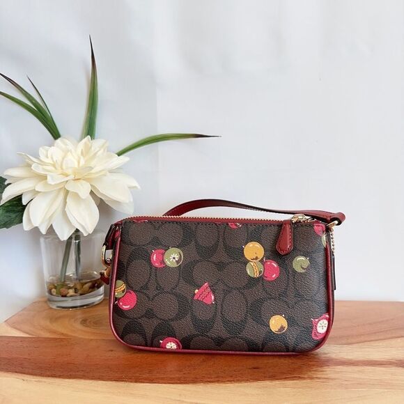 Coach Nolita 19 In Signature Canvas wristlet With Ornament Print - Picture 3 of 7